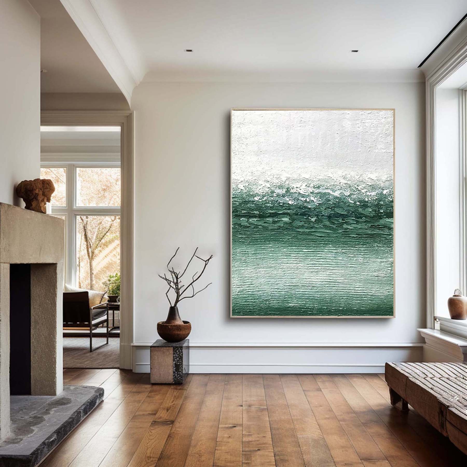 Abstract Art Painting hand-painted #HM1815