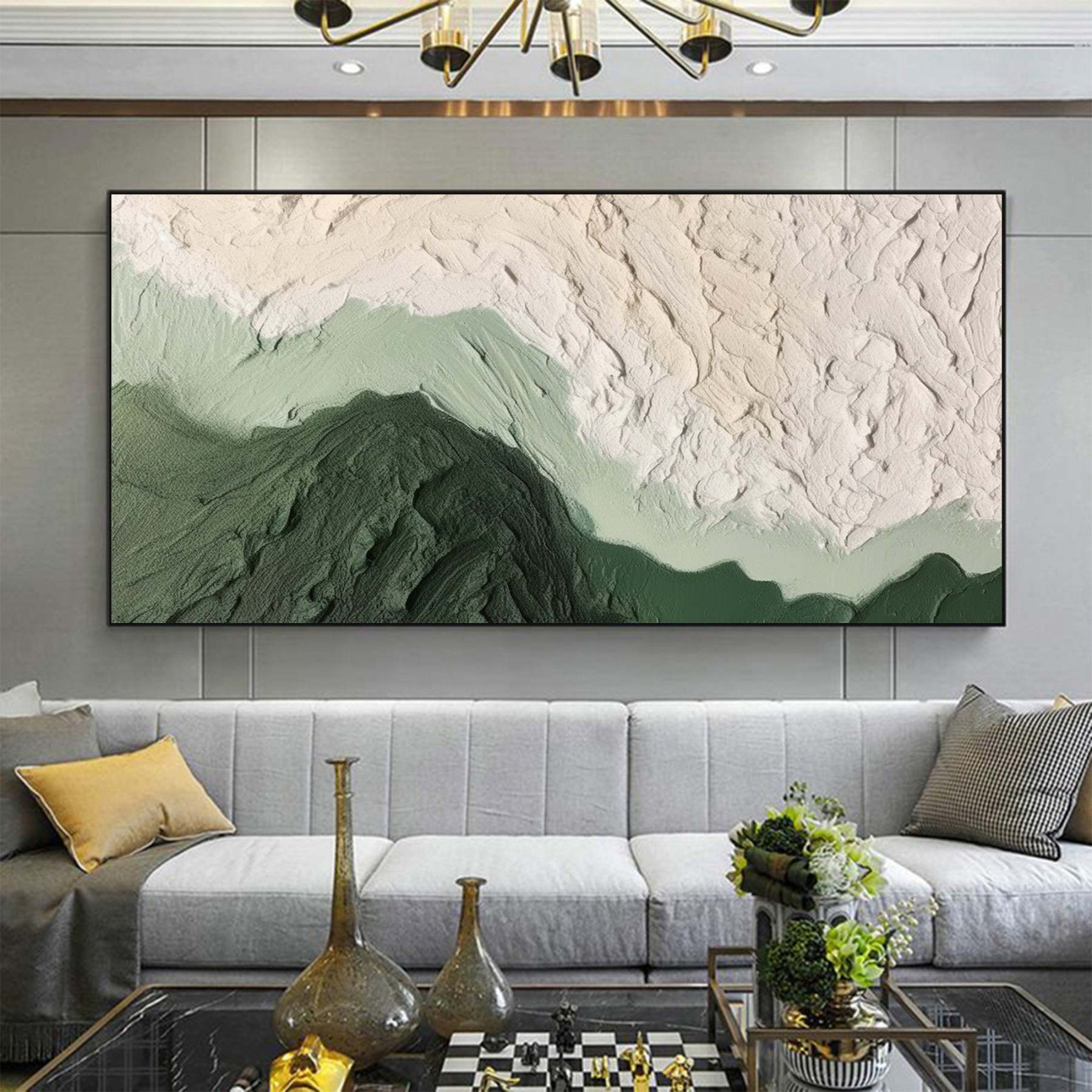 Abstract Art Painting hand - painted #HM1799