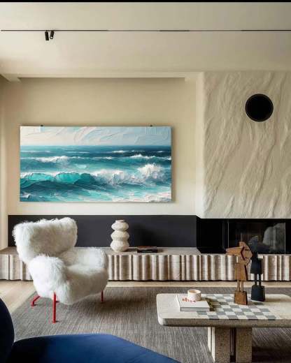 Abstract Art Painting hand - painted #HM1802