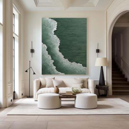 Plaster Art Painting hand - painted #HM1814