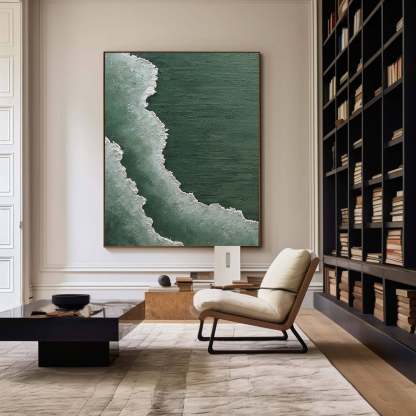 Plaster Art Painting hand - painted #HM1814