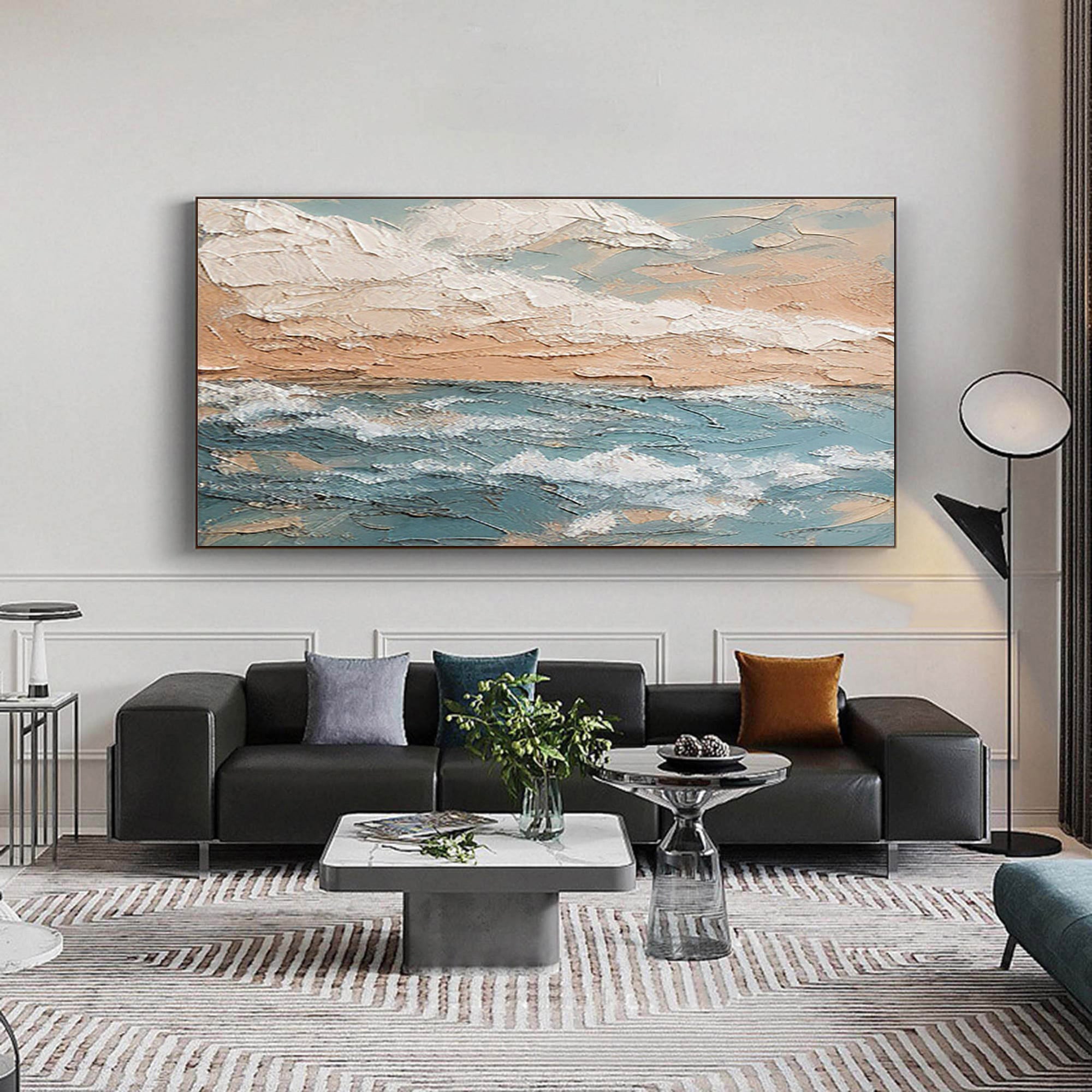 Plaster Art Painting hand - painted #HM1805