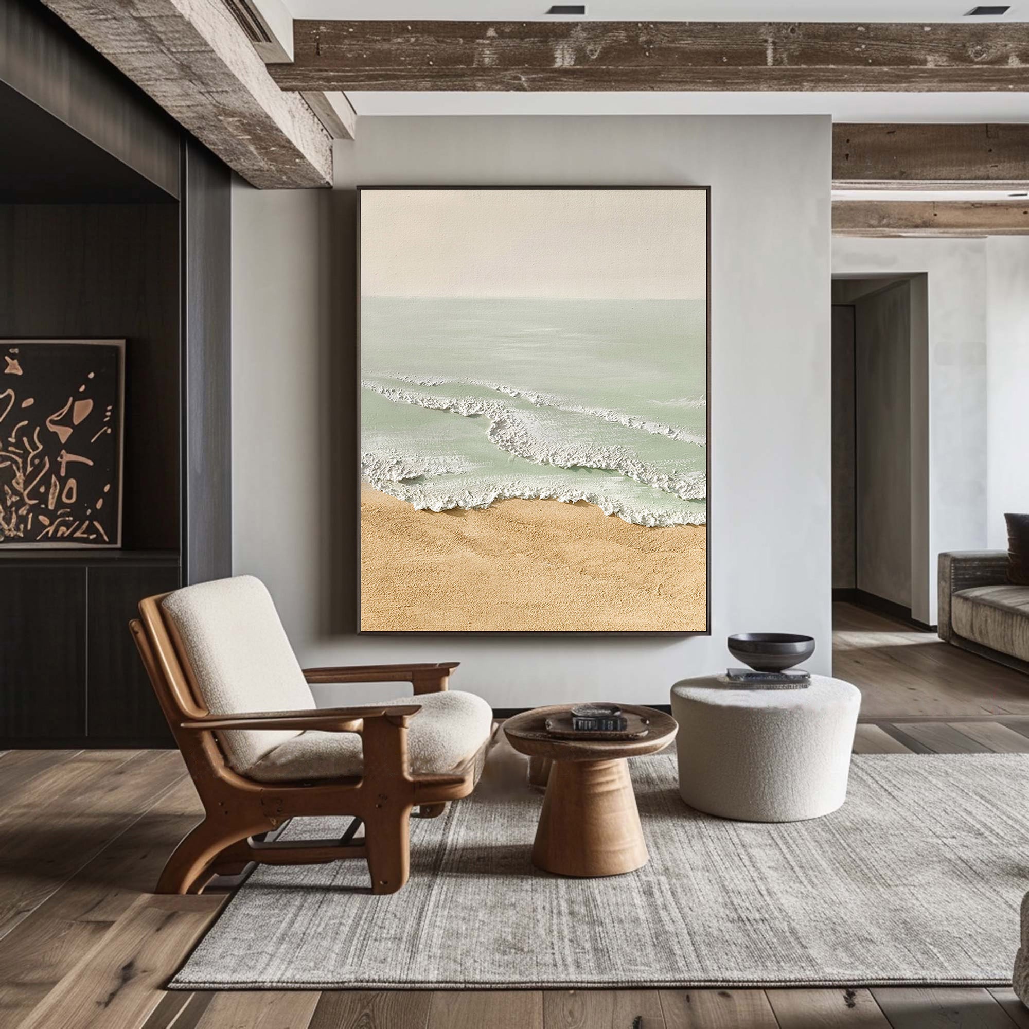 Plaster Art Painting hand - painted #HM1730