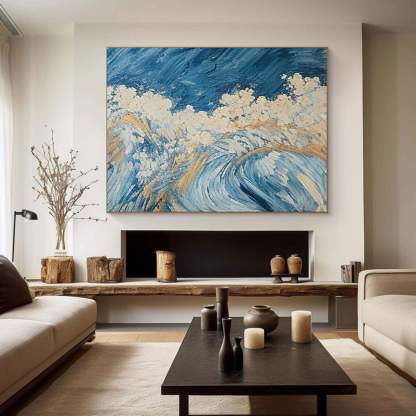 Abstract Art Painting hand - painted #HM1807