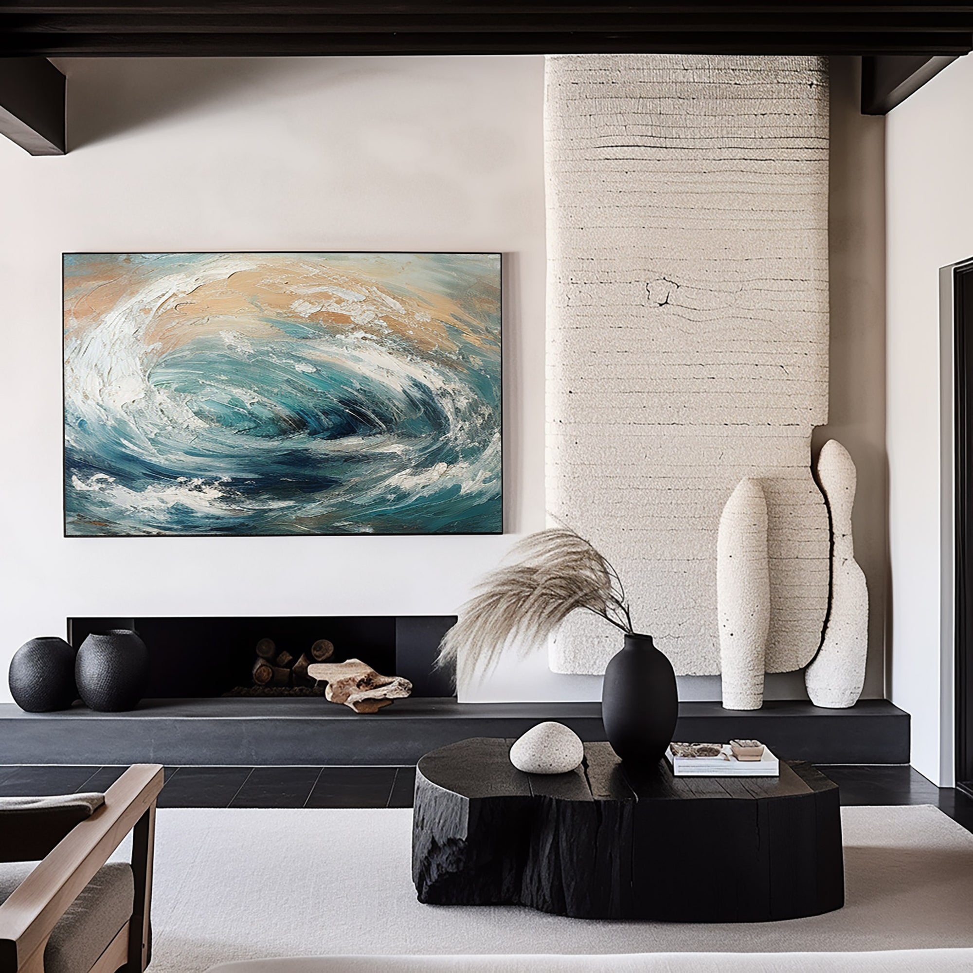 Abstract Art Painting hand - painted #HM1809