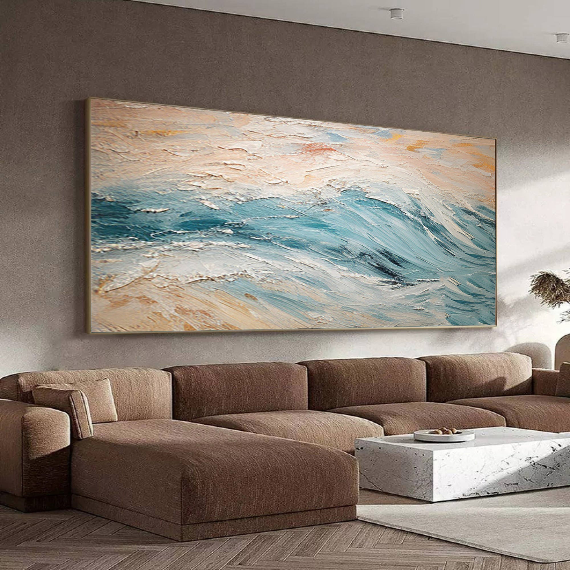 Abstract Art Painting hand - painted #HM1810