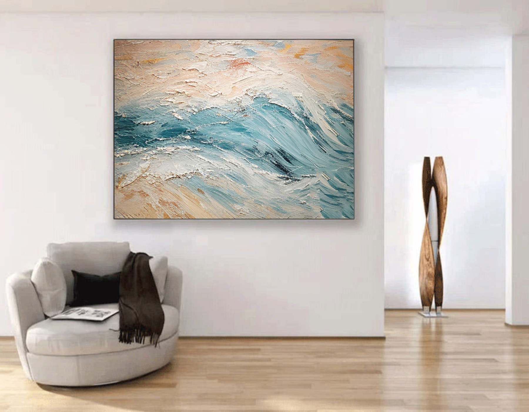 Abstract Art Painting hand - painted #HM1810