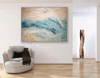 Abstract Art Painting hand - painted #HM1810