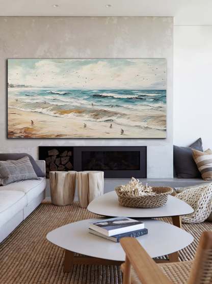 Plaster Art Painting hand - painted #HM1792