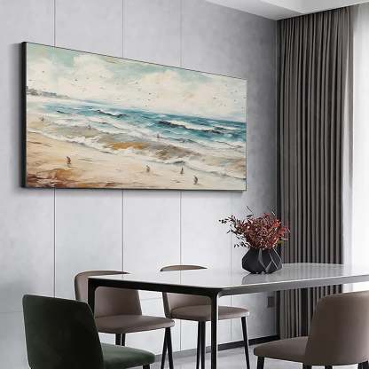 Plaster Art Painting hand - painted #HM1792