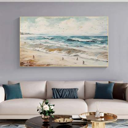 Plaster Art Painting hand - painted #HM1792