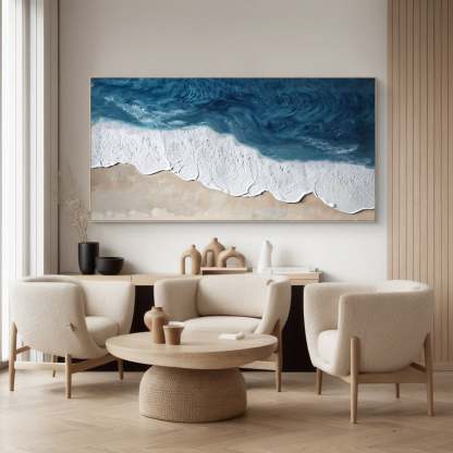 Plaster Art Painting hand - painted #HM1791