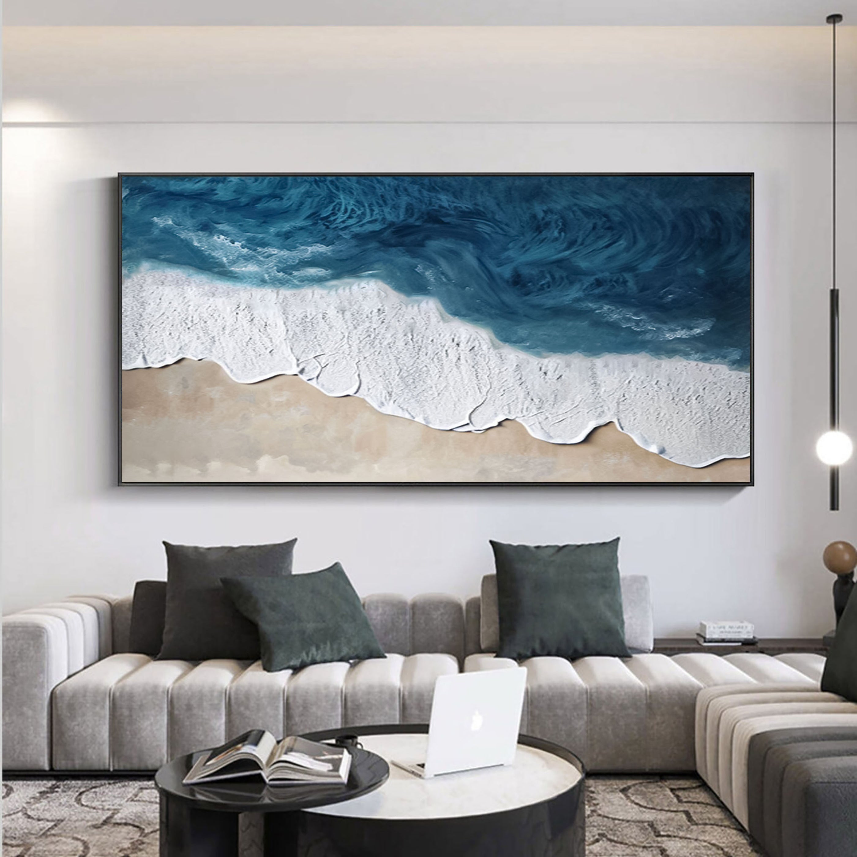 Plaster Art Painting hand - painted #HM1791