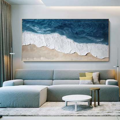 Plaster Art Painting hand - painted #HM1791