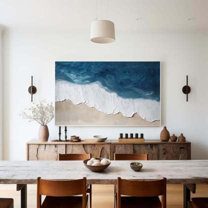 Plaster Art Painting hand - painted #HM1791