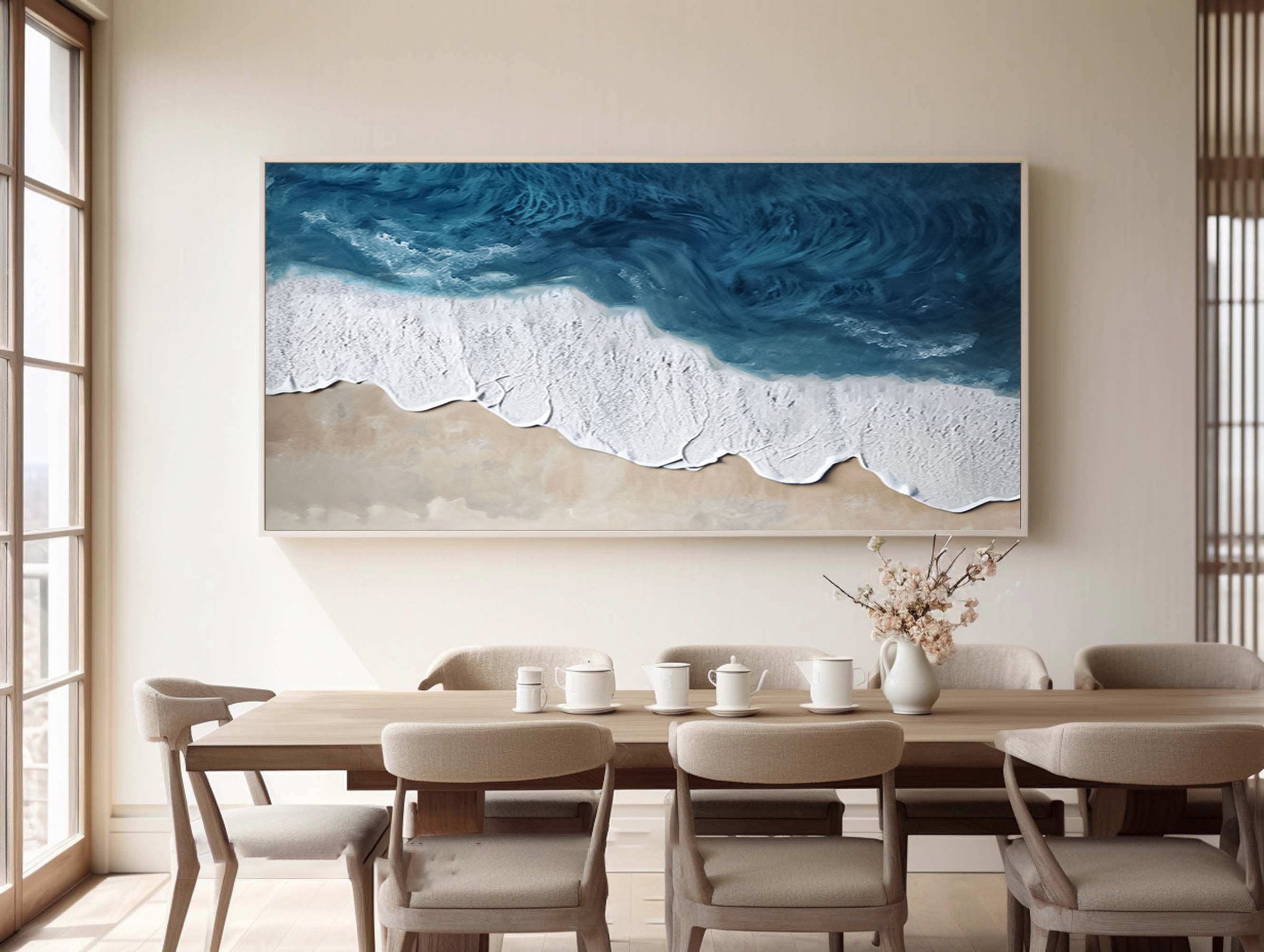 Plaster Art Painting hand - painted #HM1791