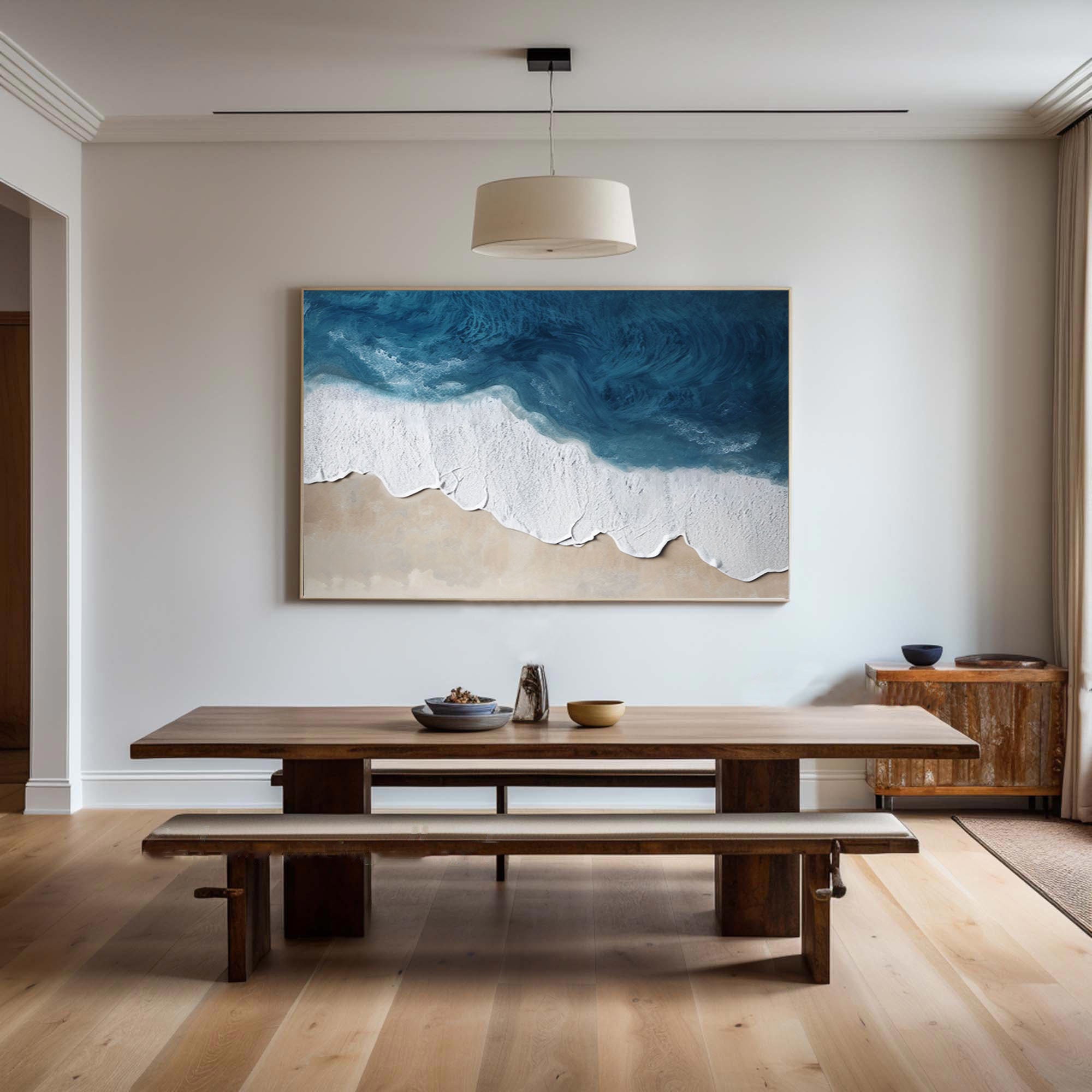 Plaster Art Painting hand - painted #HM1791