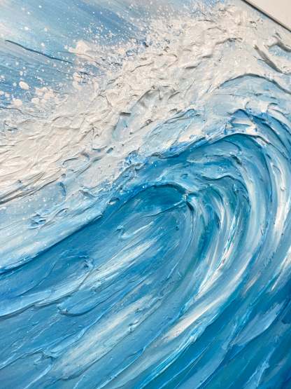 Plaster Art Painting hand - painted #HM1789