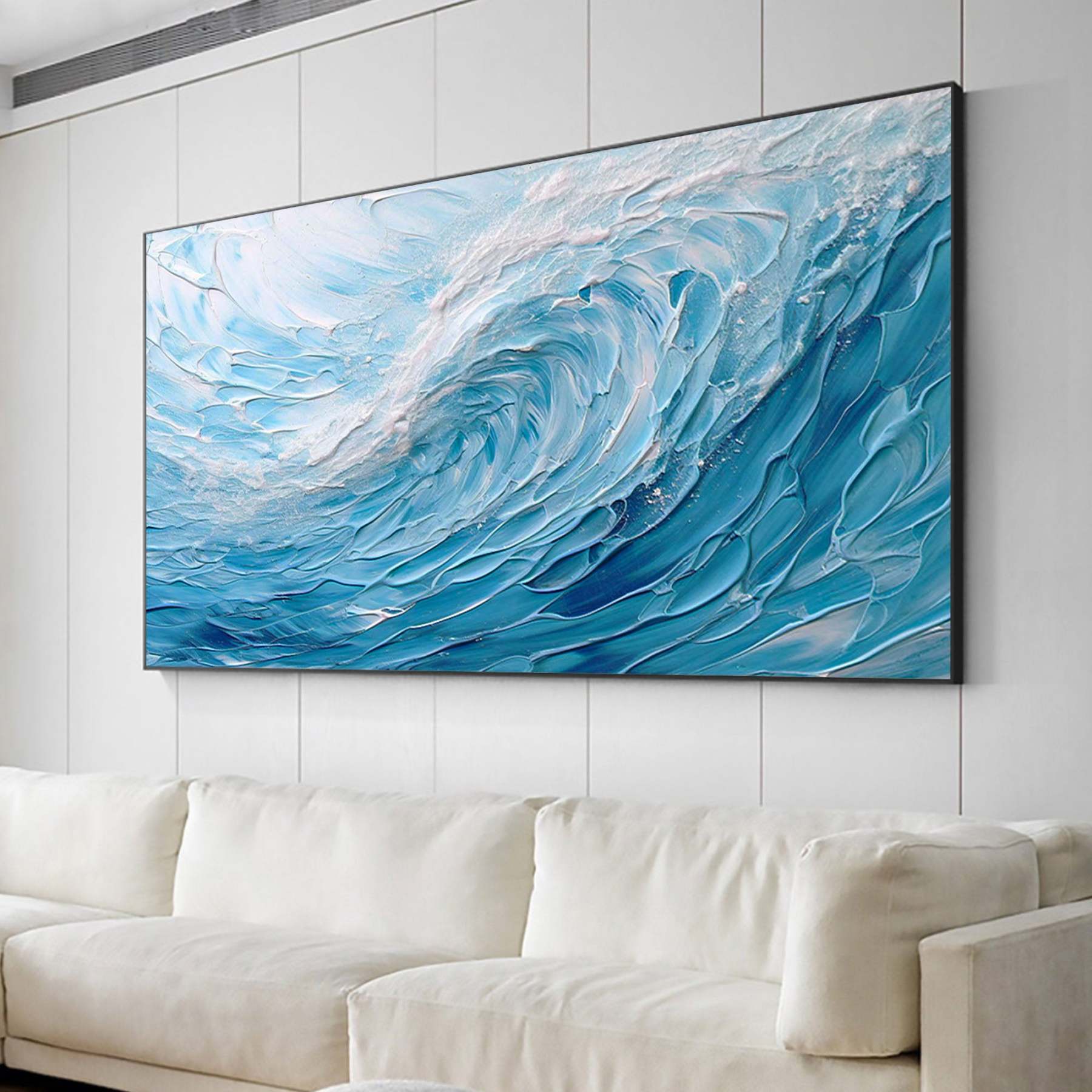 Plaster Art Painting hand - painted #HM1789