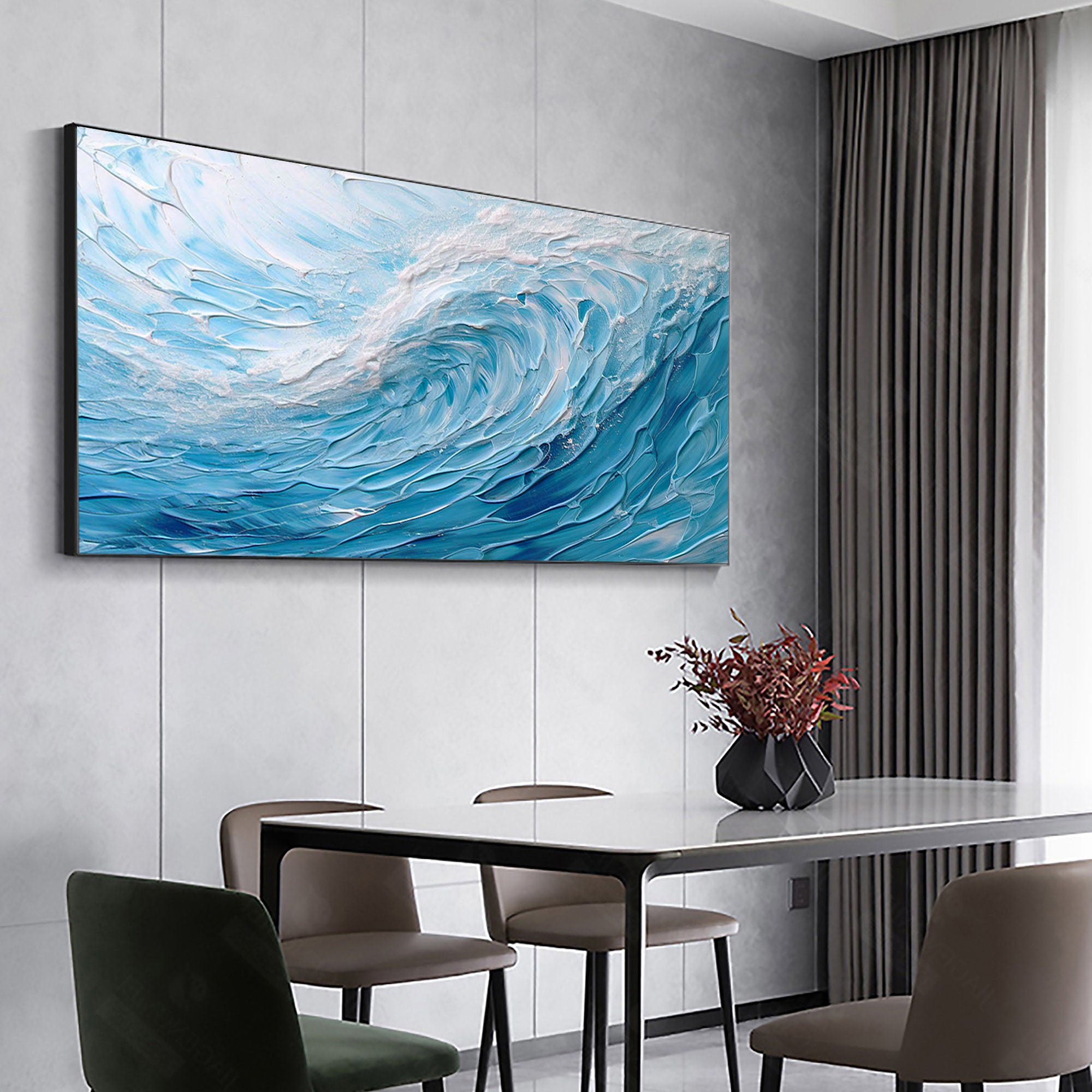 Plaster Art Painting hand - painted #HM1789