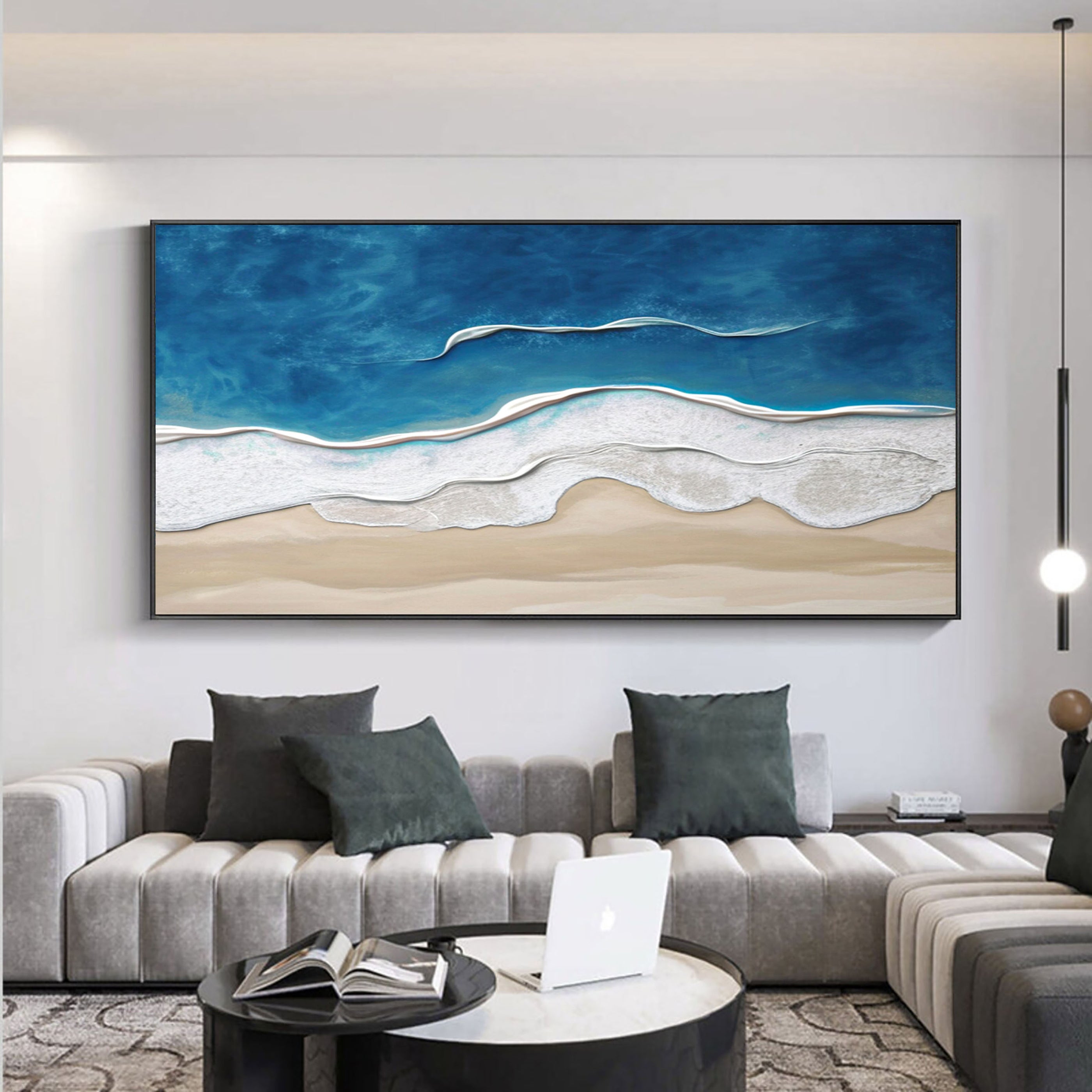 Plaster Art Painting hand - painted #HM1788