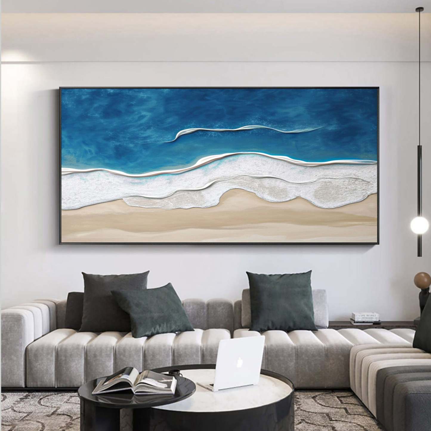 Plaster Art Painting hand - painted #HM1788