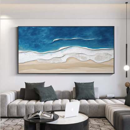 Plaster Art Painting hand - painted #HM1788