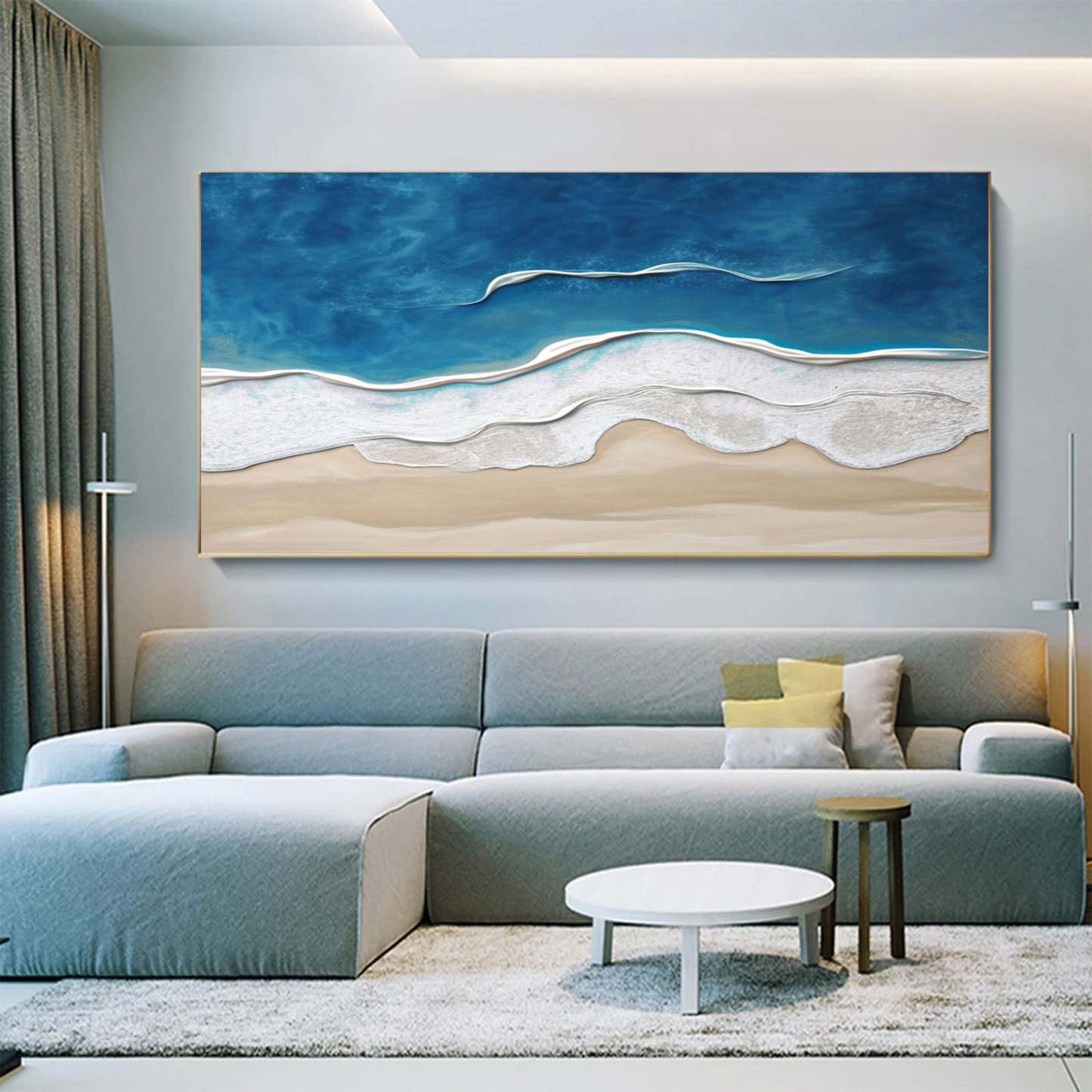 Plaster Art Painting hand - painted #HM1788