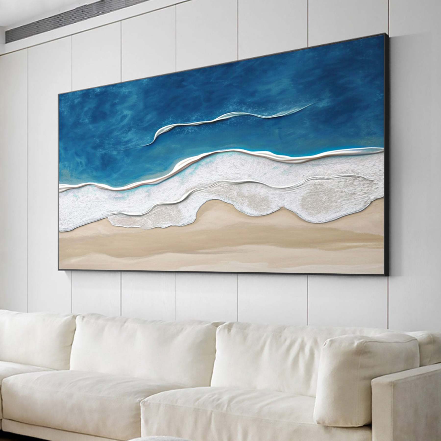 Plaster Art Painting hand - painted #HM1788