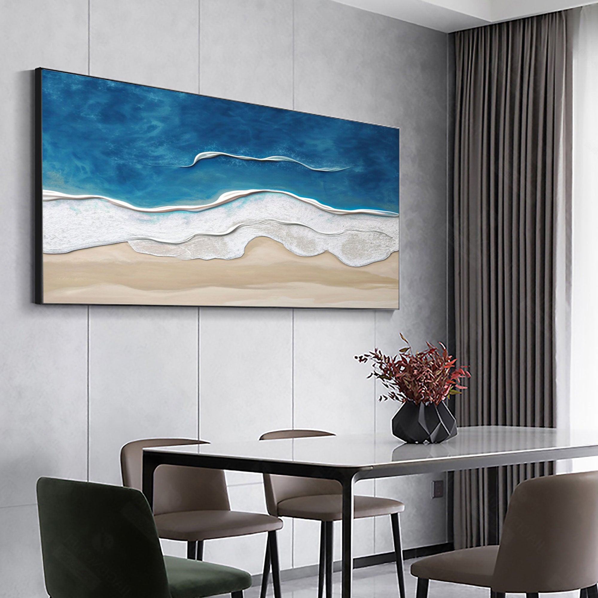 Plaster Art Painting hand - painted #HM1788