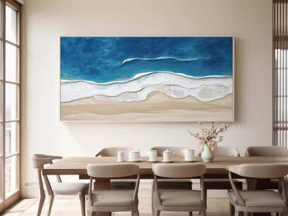 Plaster Art Painting hand - painted #HM1788