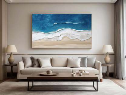 Plaster Art Painting hand - painted #HM1788