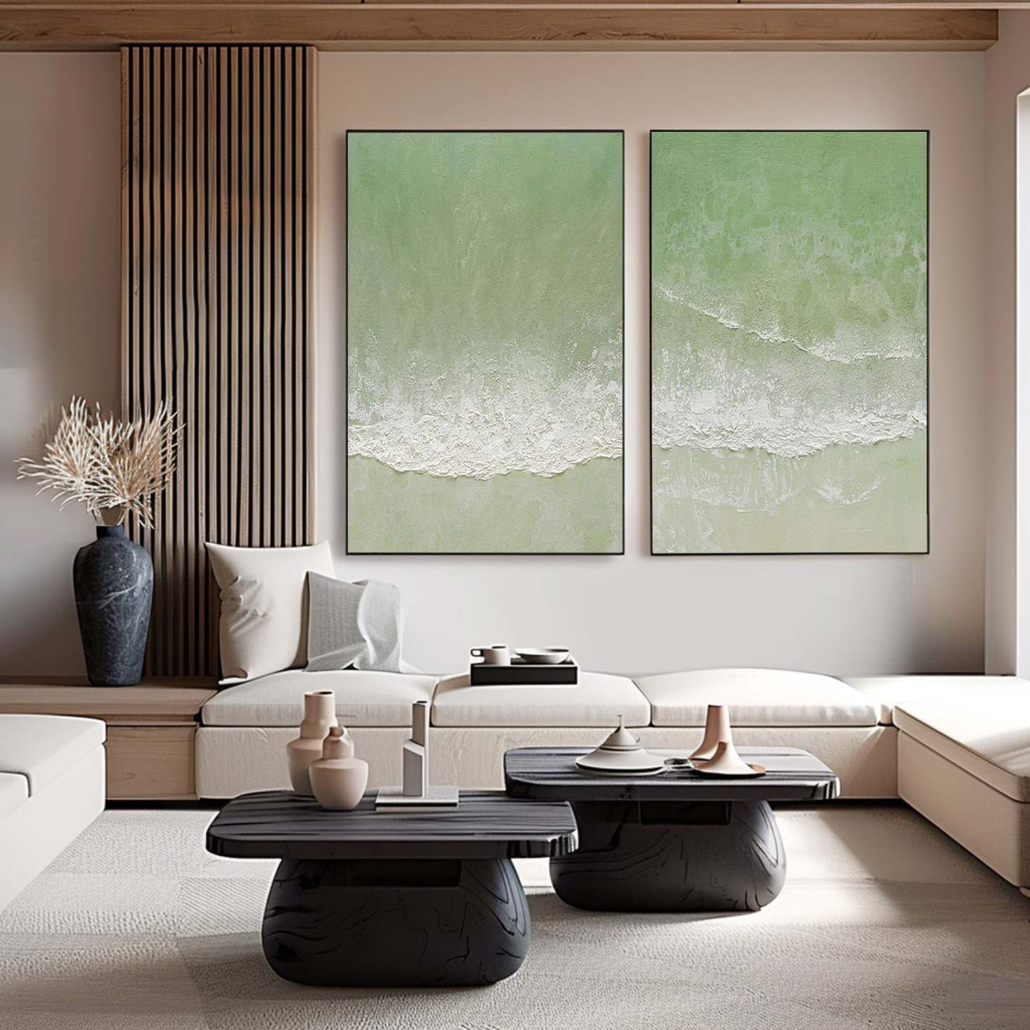 Abstract Art Painting hand-painted Set Of 2 #HM1816