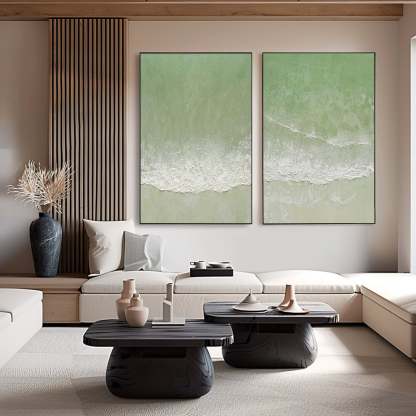 Abstract Art Painting hand-painted Set Of 2 #HM1816