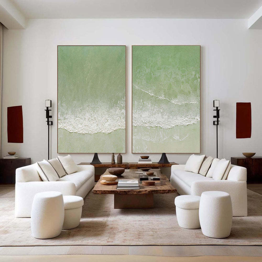 Abstract Art Painting hand-painted Set Of 2 #HM1816