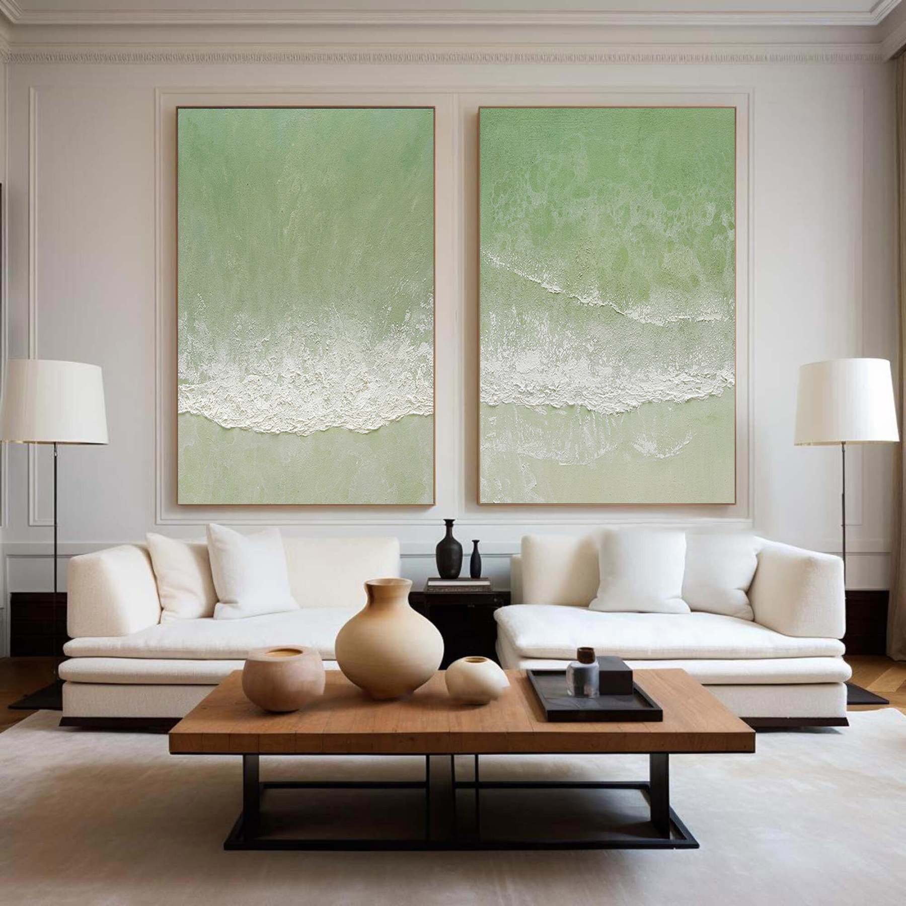 Abstract Art Painting hand-painted Set Of 2 #HM1816