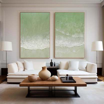 Abstract Art Painting hand-painted Set Of 2 #HM1816