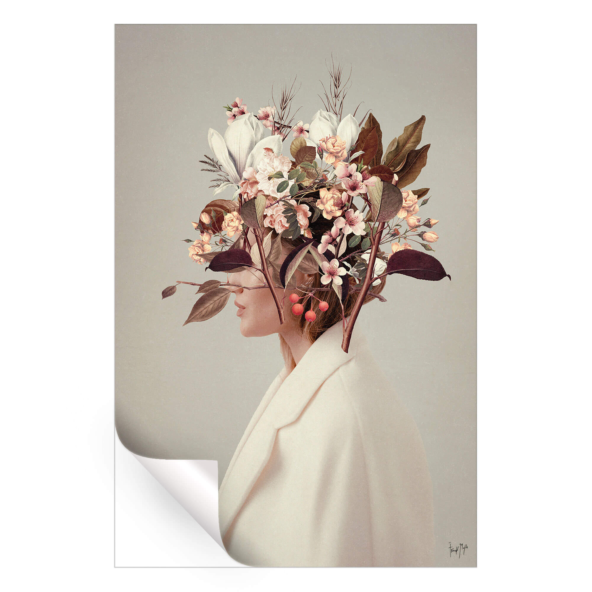 Vintage Portrait Wall Art ArtFab Print #HM1890