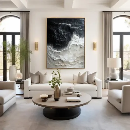 Plaster Art Painting hand - painted #HM1692