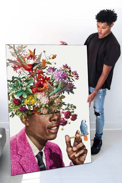 Vintage Wall Art Oil Painting hand-painted #HM1885