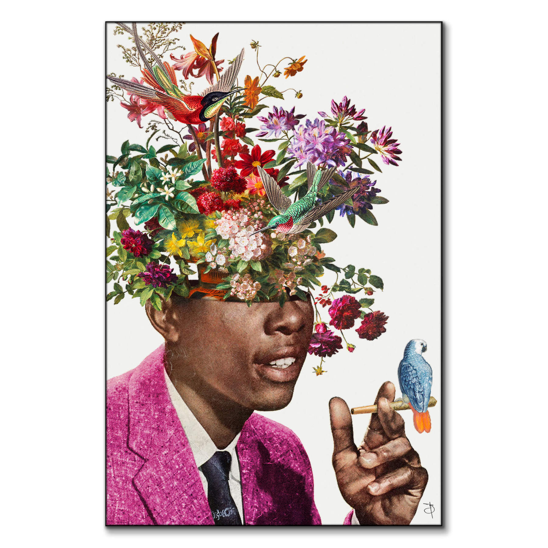 Vintage Wall Art Oil Painting hand-painted #HM1885