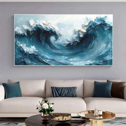 Plaster Art Painting hand - painted #HM1710