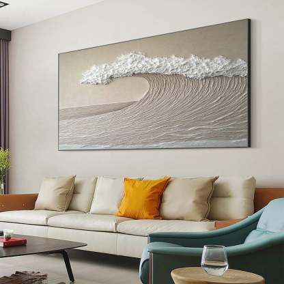 Plaster Art Painting hand - painted #HM1761