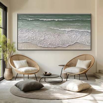 Plaster Art Painting hand - painted #HM1767