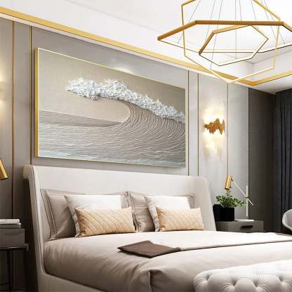 Plaster Art Painting hand - painted #HM1761