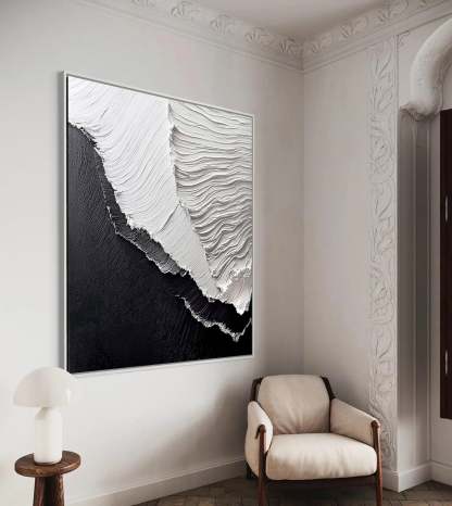 Plaster Art Painting hand - painted #HM1744