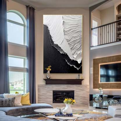 Plaster Art Painting hand - painted #HM1744