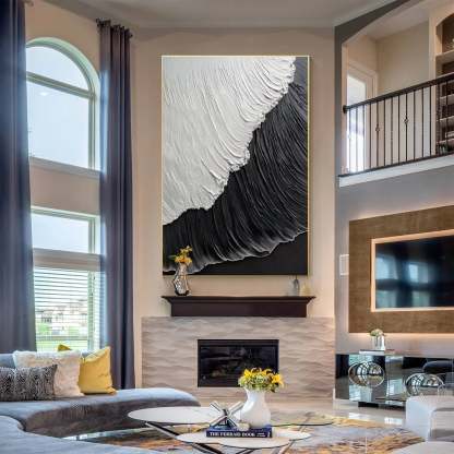 Plaster Art Painting hand - painted #HM1745