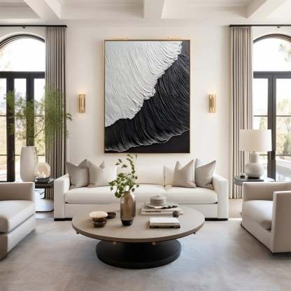 Plaster Art Painting hand - painted #HM1745