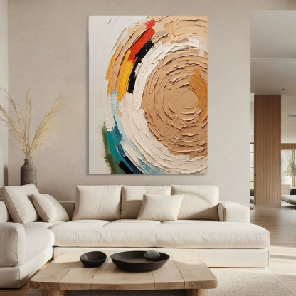 Wabi-Sabi Art Painting hand - painted #HM302